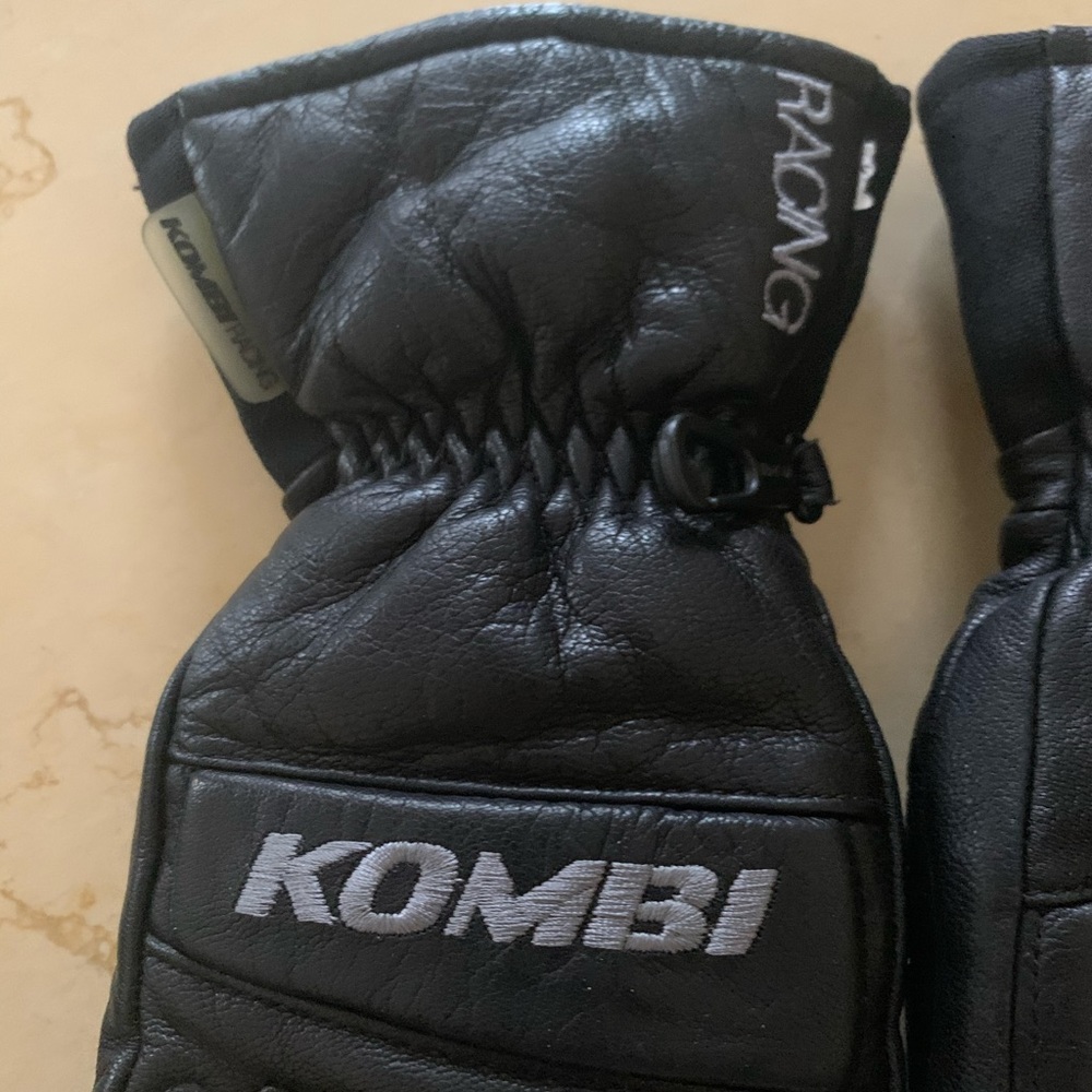 KOMBI RACING LEATHER GLOVES./ YOUTH SIZE - Picture 2 of 7